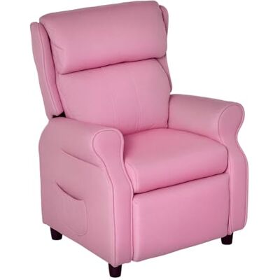 HOMCOM Canapé pour enfants Fauteuil pour enfants Chaise Canapé inclinable avec repose-pieds pour 3-5 ans garçons et filles Rose 58 x 53 x 70 cm - Publicité HOMCOM Canapé pour enfants Fauteuil pour enfants Chaise Canapé inclinable avec repose-pieds pour 3-5 ans garçons et filles Rose 58 x 53 x 70 cm - Publicité
