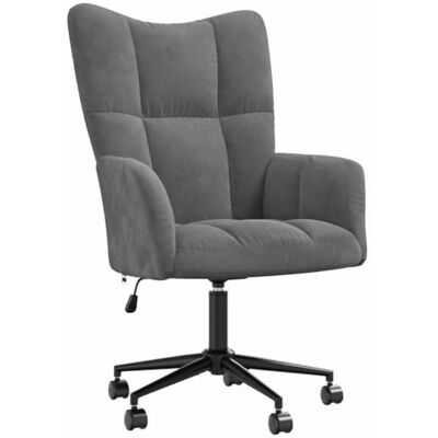 vidaXL Chaise de Relaxation Fauteuil de Détente Siège de Relaxation Chaise de Détente Salon Salle de Séjour Intérieur Gris Foncé Velours - Publicité vidaXL Chaise de Relaxation Fauteuil de Détente Siège de Relaxation Chaise de Détente Salon Salle de Séjour Intérieur Gris Foncé Velours - Publicité