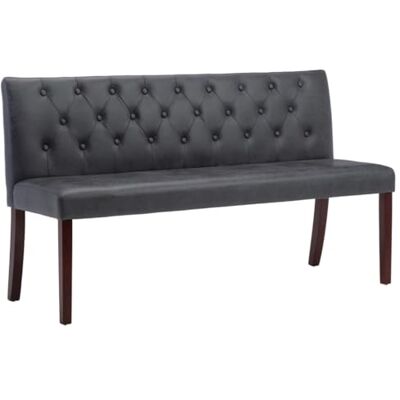 vidaXL Banc Banquette de Salon, Couloir, Entrée et Salle de Séjour Maison Intérieur 148,5 cm Gris Similicuir Daim - Publicité vidaXL Banc Banquette de Salon, Couloir, Entrée et Salle de Séjour Maison Intérieur 148,5 cm Gris Similicuir Daim - Publicité