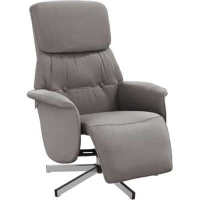 vidaXL Fauteuil Inclinable avec Repose-Pieds, Siège avec Accoudoirs, Chaise de Relaxation avec Dossier, Meuble de Salon, Moderne, Taupe Tissu - Publicité vidaXL Fauteuil Inclinable avec Repose-Pieds, Siège avec Accoudoirs, Chaise de Relaxation avec Dossier, Meuble de Salon, Moderne, Taupe Tissu - Publicité