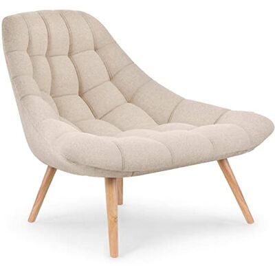Menzzo Fauteuil Danios Tissu Beige 89271beigefabric - Publicité Menzzo Fauteuil Danios Tissu Beige 89271beigefabric - Publicité