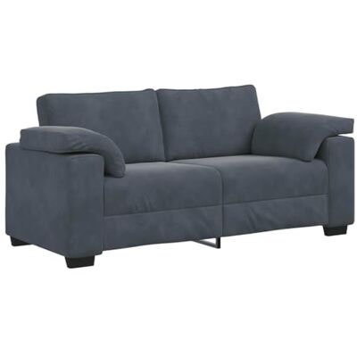 vidaXL Canapé Causeuse Gris foncé 180x77x82 cm Velours, canapé Deux Places, Divan, siège de Salon, canapé, canapé rembourré, canapé 2 Places - Publicité vidaXL Canapé Causeuse Gris foncé 180x77x82 cm Velours, canapé Deux Places, Divan, siège de Salon, canapé, canapé rembourré, canapé 2 Places - Publicité