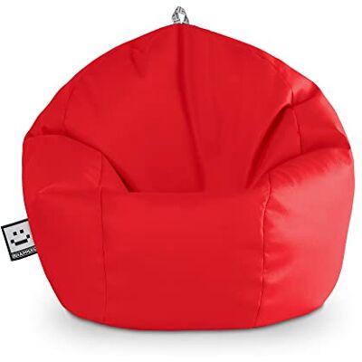 Happers Pouf Enfant Simili Cuir Intérieur Rouge - Publicité Happers Pouf Enfant Simili Cuir Intérieur Rouge - Publicité