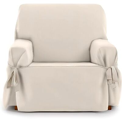 Eysa Oriente. Housse de Fauteuil uníverselle avec Rubans 1 Place C/01, 01 Beige - Publicité Eysa Oriente. Housse de Fauteuil uníverselle avec Rubans 1 Place C/01, 01 Beige - Publicité