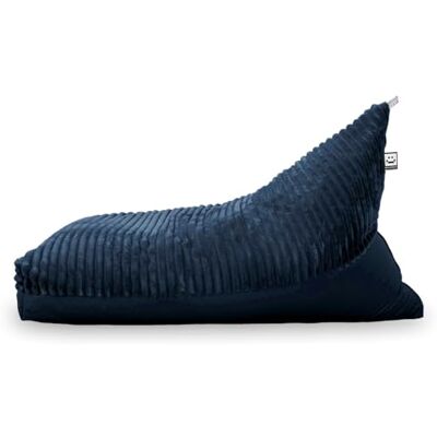 Happers Pouf Fauteuil pour Salon ou Chambre Pyramide Soft Bleu - Publicité Happers Pouf Fauteuil pour Salon ou Chambre Pyramide Soft Bleu - Publicité