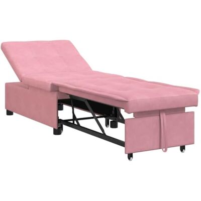 vidaXL Canapé-Lit Rose 194 x 67 x 82 cm Velours, Salon, canapé Moderne Convertible, Fauteuil en Velours, Gain de Place, Meuble intérieur Multifonctionnel - Publicité vidaXL Canapé-Lit Rose 194 x 67 x 82 cm Velours, Salon, canapé Moderne Convertible, Fauteuil en Velours, Gain de Place, Meuble intérieur Multifonctionnel - Publicité