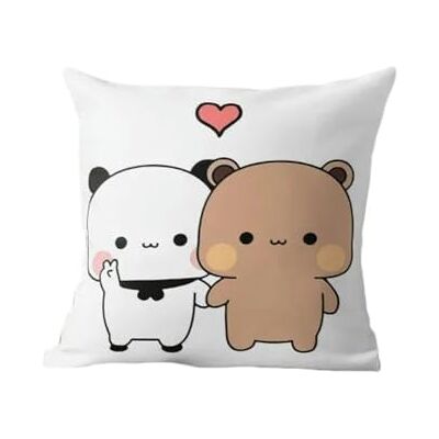 PARREN 2 Taies d'oreiller Panda Bududamochi Peach Cat Holding Oreiller Chambre Canapé Anime Lit Mode 40x40cm Douce Pink ou Blanc Lavage en machine - Publicité PARREN 2 Taies d'oreiller Panda Bududamochi Peach Cat Holding Oreiller Chambre Canapé Anime Lit Mode 40x40cm Douce Pink ou Blanc Lavage en machine - Publicité