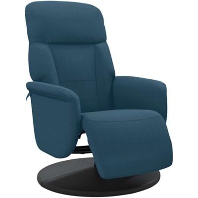 vidaXL Fauteuil Inclinable avec Repose-Pied, Siège avec Accoudoirs, Chaise de Relaxation avec Dossier Salon, Moderne, Bleu Velours - Publicité vidaXL Fauteuil Inclinable avec Repose-Pied, Siège avec Accoudoirs, Chaise de Relaxation avec Dossier Salon, Moderne, Bleu Velours - Publicité