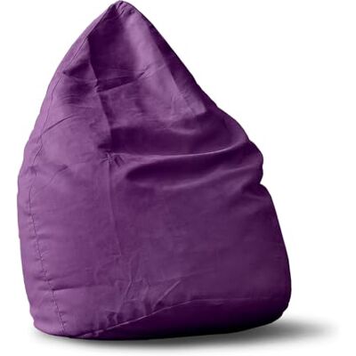 Lumaland - Luxury XL PLUS Sitzsack - Violet - Bean bag - Publicité Lumaland - Luxury XL PLUS Sitzsack - Violet - Bean bag - Publicité