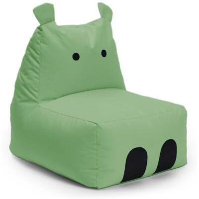 LUMALAND - Animal Line Hippo - Vert Pastel - Bean bag - Publicité LUMALAND - Animal Line Hippo - Vert Pastel - Bean bag - Publicité