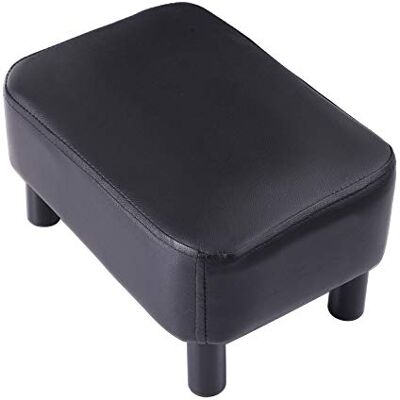 YMYNY Pouf Ottoman Housse Repose Pied Rectangle, Couverture pour Tabouret de Canapé Élastique, Le Cuir PU, Bois Solide, Tabouret de Salon, 42 x 29 x 23 cm, Noir HD-HRF-BD210 - Publicité YMYNY Pouf Ottoman Housse Repose Pied Rectangle, Couverture pour Tabouret de Canapé Élastique, Le Cuir PU, Bois Solide, Tabouret de Salon, 42 x 29 x 23 cm, Noir HD-HRF-BD210 - Publicité