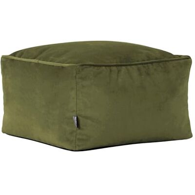 Icon Amara Tabouret Velours, Pouf Repose Pieds avec Remplissage, Tabouret Pouf, Meuble Salon, Decoration Chambre, Olive Vert - Publicité Icon Amara Tabouret Velours, Pouf Repose Pieds avec Remplissage, Tabouret Pouf, Meuble Salon, Decoration Chambre, Olive Vert - Publicité