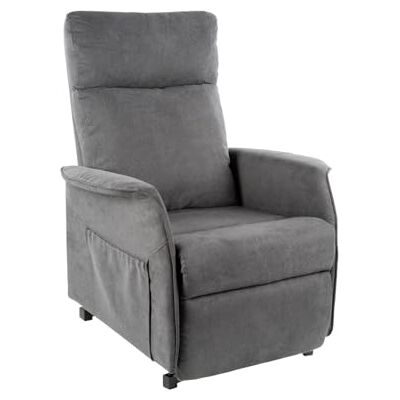 APLOS Fauteuil releveur électrique en Tissu 1 Moteur Dahlia Hauteur 98 cm Supporte jusqu'à 110 kg Inclinable Repose-Pied Ajustable 84 cm Gris Gris - Publicité APLOS Fauteuil releveur électrique en Tissu 1 Moteur Dahlia Hauteur 98 cm Supporte jusqu'à 110 kg Inclinable Repose-Pied Ajustable 84 cm Gris Gris - Publicité
