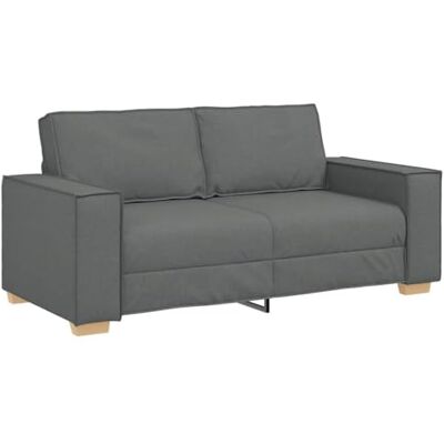 vidaXL Canapé 2 Places Gris foncé 180x78x84 cm Tissu - Publicité vidaXL Canapé 2 Places Gris foncé 180x78x84 cm Tissu - Publicité