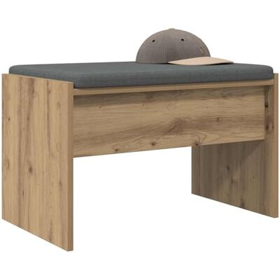 vidaXL Banc d'entrée avec Coussin Chêne Artisanal 63 x 38 x 40 cm, Banc élégant pour Hall, Meuble en Tissu Moderne, Assise Fonctionnelle, Design Minimaliste pour entrée - Publicité vidaXL Banc d'entrée avec Coussin Chêne Artisanal 63 x 38 x 40 cm, Banc élégant pour Hall, Meuble en Tissu Moderne, Assise Fonctionnelle, Design Minimaliste pour entrée - Publicité