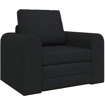 vidaXL Canapé-Lit Noir 98 x 71 x 83 cm Tissu, Canapé-lit rectangulaire Ajustable, siège Polyvalent, Design Compact pour Le Salon, Sofa couchette Flexible - Publicité vidaXL Canapé-Lit Noir 98 x 71 x 83 cm Tissu, Canapé-lit rectangulaire Ajustable, siège Polyvalent, Design Compact pour Le Salon, Sofa couchette Flexible - Publicité