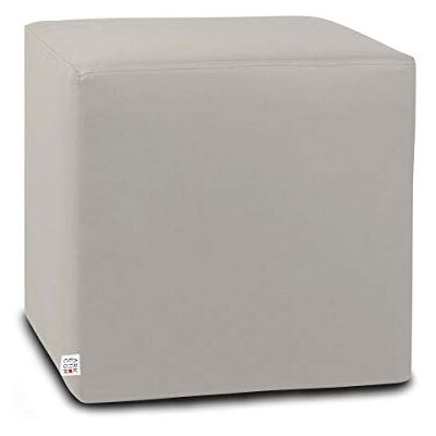 ARKETICOM Dado Pouf Design Cube Repose Pied Tabouret Cuir Dehoussable Beige 35x35 - Publicité ARKETICOM Dado Pouf Design Cube Repose Pied Tabouret Cuir Dehoussable Beige 35x35 - Publicité