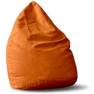 LUMALAND - Luxury XL PLUS Sitzsack 220 L - Orange - Bean bag chair - Publicité LUMALAND - Luxury XL PLUS Sitzsack 220 L - Orange - Bean bag chair - Publicité