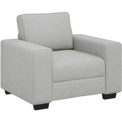 vidaXL Canapé/Fauteuil Gris Nuage 100x77x82 cm Tissu - Publicité vidaXL Canapé/Fauteuil Gris Nuage 100x77x82 cm Tissu - Publicité