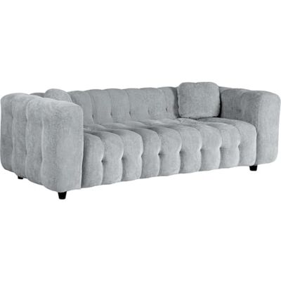 Habitat et Jardin Canapé Droit en Tissu Chenille Vendome 3 Places Gris - Publicité Habitat et Jardin Canapé Droit en Tissu Chenille Vendome 3 Places Gris - Publicité