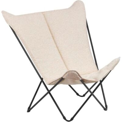 Lafuma MOBILIER Fauteuil Papillon Matelassé Grande Largeur Sphinx Niksen Beige Creme Fabriqué en France LFM5396_A004 Garantie 5 Ans L.83xl.91xH.87cm - Publicité Lafuma MOBILIER Fauteuil Papillon Matelassé Grande Largeur Sphinx Niksen Beige Creme Fabriqué en France LFM5396_A004 Garantie 5 Ans L.83xl.91xH.87cm - Publicité