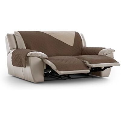 Eysa Magnus Housse de canapé réversible 3x2 Relax Pratique C/07, 07 Marron - Publicité Eysa Magnus Housse de canapé réversible 3x2 Relax Pratique C/07, 07 Marron - Publicité