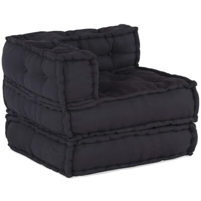 vidaXL - Pouffe Set - Anthracite - 70x70x54 cm - Publicité vidaXL - Pouffe Set - Anthracite - 70x70x54 cm - Publicité