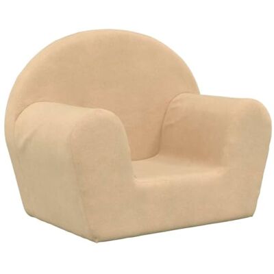 vidaXL Canapé pour Enfants crème Peluche Douce, Mini-canapé, canapé pour Tout-Petits, siège de canapé pour Tout-Petits - Publicité vidaXL Canapé pour Enfants crème Peluche Douce, Mini-canapé, canapé pour Tout-Petits, siège de canapé pour Tout-Petits - Publicité