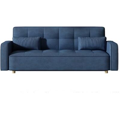 CONCEPT USINE Canapé Scandinave Convertible 3 Places Velours Côtelé COPENHAGUE Bleu Canapé Droit Modulable Moderne avec Accoudoirs + 2 Coussins Dossier & Assise Déhoussables Largeur 213 cm - Publicité CONCEPT USINE Canapé Scandinave Convertible 3 Places Velours Côtelé COPENHAGUE Bleu Canapé Droit Modulable Moderne avec Accoudoirs + 2 Coussins Dossier & Assise Déhoussables Largeur 213 cm - Publicité