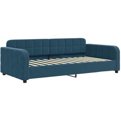 vidaXL Lit de Repos Bleu 90x200 cm Velours, , Canapé-lit Confortable, Lit d'appoint, Canapé-lit Simple - Publicité vidaXL Lit de Repos Bleu 90x200 cm Velours, , Canapé-lit Confortable, Lit d'appoint, Canapé-lit Simple - Publicité