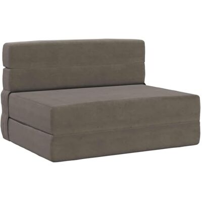 vidaXL Canapé-lit Pliable Gris Clair 70 x 72 x 60 cm Tissu, Canapé-lit Pliable Moderne, rectangulaire, Convertible pour Chambre, Salon, élégant et Gain de Place - Publicité vidaXL Canapé-lit Pliable Gris Clair 70 x 72 x 60 cm Tissu, Canapé-lit Pliable Moderne, rectangulaire, Convertible pour Chambre, Salon, élégant et Gain de Place - Publicité