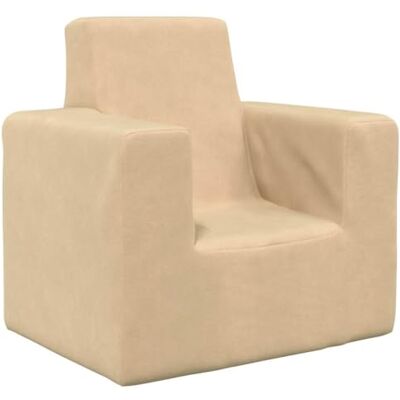 vidaXL Canapé pour Enfants Mini Canapé Fauteuil Tout-Petits Meuble de Chambre à Coucher pour Enfants Maison Intérieur Crème Peluche Douce - Publicité vidaXL Canapé pour Enfants Mini Canapé Fauteuil Tout-Petits Meuble de Chambre à Coucher pour Enfants Maison Intérieur Crème Peluche Douce - Publicité