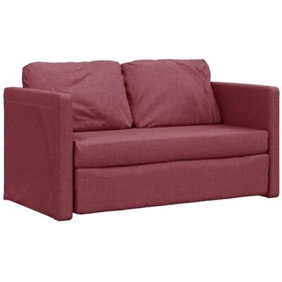 vidaXL Canapé-lit 2 en 1, Lit de Jour avec Coussins Rembourrés, Lit d'Invité Pliable Salle de Séjour Chambre à Coucher, Moderne, Rouge Bordeaux Tissu - Publicité vidaXL Canapé-lit 2 en 1, Lit de Jour avec Coussins Rembourrés, Lit d'Invité Pliable Salle de Séjour Chambre à Coucher, Moderne, Rouge Bordeaux Tissu - Publicité