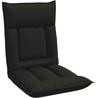 vidaXL Fauteuil de Sol Ajustable Noir Simili Cuir, Fauteuil rectangulaire Moderne, Assise Ajustable, Dossier Multi-Positions, Simili Cuir, Cadre métal, Relaxant - Publicité vidaXL Fauteuil de Sol Ajustable Noir Simili Cuir, Fauteuil rectangulaire Moderne, Assise Ajustable, Dossier Multi-Positions, Simili Cuir, Cadre métal, Relaxant - Publicité