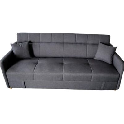 CONCEPT USINE Canapé Convertible 3 Places avec Coffre de Rangement en Tissu de Lin Design ADARE Gris Foncé Canapé Lit d'Appoint Spacieux Moderne, Elegant et Fonctionnel Gain de Place - Publicité CONCEPT USINE Canapé Convertible 3 Places avec Coffre de Rangement en Tissu de Lin Design ADARE Gris Foncé Canapé Lit d'Appoint Spacieux Moderne, Elegant et Fonctionnel Gain de Place - Publicité