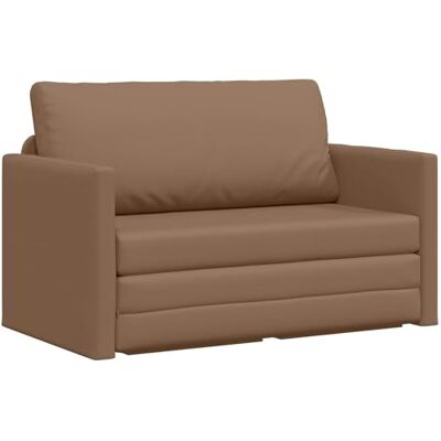 vidaXL Canapé-Lit Cappuccino 124 x 71 x 78 cm Simili Cuir, Canapé Moderne pour Salon, lit d'appoint Compact en Simili Cuir, Gain de Place, rectangulaire - Publicité vidaXL Canapé-Lit Cappuccino 124 x 71 x 78 cm Simili Cuir, Canapé Moderne pour Salon, lit d'appoint Compact en Simili Cuir, Gain de Place, rectangulaire - Publicité