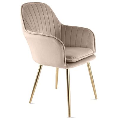 Genesis Fauteuil, Tissu, Taupe, Taille Unique - Publicité Genesis Fauteuil, Tissu, Taupe, Taille Unique - Publicité