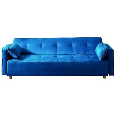 CONCEPT USINE Canapé Convertible 3 Places en Tissu COPENHAGUE Bleu Canard Modulable très Pratique Design Contemporain Lit 2 Places : Couchage 213 x 111 x 40 cm Structure Bois Massif - Publicité CONCEPT USINE Canapé Convertible 3 Places en Tissu COPENHAGUE Bleu Canard Modulable très Pratique Design Contemporain Lit 2 Places : Couchage 213 x 111 x 40 cm Structure Bois Massif - Publicité