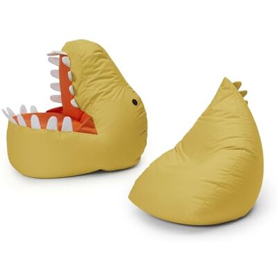 LUMALAND - Dino - Moutarde - indoor/outdoor - bean bag set - Publicité LUMALAND - Dino - Moutarde - indoor/outdoor - bean bag set - Publicité