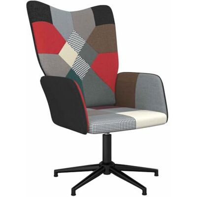 vidaXL Chaise de Relaxation Siège de Relaxation Chaise de Salon Fauteuil de Détente Salle de Séjour Siège de Salon Patchwork Tissu - Publicité vidaXL Chaise de Relaxation Siège de Relaxation Chaise de Salon Fauteuil de Détente Salle de Séjour Siège de Salon Patchwork Tissu - Publicité