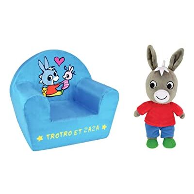 Fun House COFFRET TROTRO (Fauteuil club, Peluche 27cm) - Publicité Fun House COFFRET TROTRO (Fauteuil club, Peluche 27cm) - Publicité