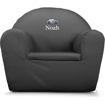 YourSurprise Fauteuil pour enfants avec nom - Gris - Publicité YourSurprise Fauteuil pour enfants avec nom - Gris - Publicité