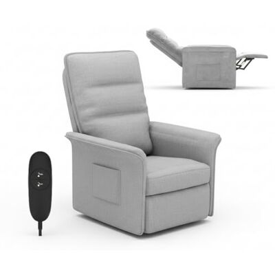 FLEXISPOT LEXISPOT Fauteuil Relax Électrique Inclinable 105°-155°,Fauteuil TV Ergonomique avec Repose-Pieds Intégré,Mousse Haute Densité, Charge 150 kg,Gain de Place pour Salon,Chambre et Home Cinéma,Gris Fumé - Publicité FLEXISPOT LEXISPOT Fauteuil Relax Électrique Inclinable 105°-155°,Fauteuil TV Ergonomique avec Repose-Pieds Intégré,Mousse Haute Densité, Charge 150 kg,Gain de Place pour Salon,Chambre et Home Cinéma,Gris Fumé - Publicité