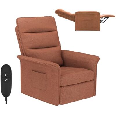 FLEXISPOT Fauteuil Relax Électrique Inclinable 105°-155°, Fauteuil TV Ergonomique avec Repose-Pieds Intégré, Mousse Haute Densité, Charge 150 kg, Gain de Place pour Salon, Chambre et Home Cinéma, Moka - Publicité FLEXISPOT Fauteuil Relax Électrique Inclinable 105°-155°, Fauteuil TV Ergonomique avec Repose-Pieds Intégré, Mousse Haute Densité, Charge 150 kg, Gain de Place pour Salon, Chambre et Home Cinéma, Moka - Publicité
