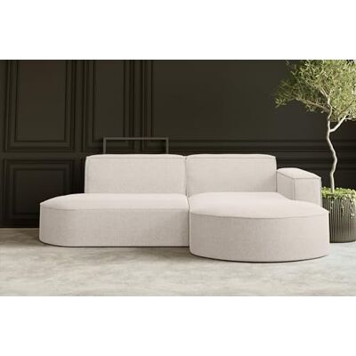 Kaiser Canapé d'angle en L avec Coin Salon, Canapé 3 Places Moderne, Sofa rembourré, Canapé Confortable avec Pouf pour Salon, Tissu Verita, Forme en L, Modena Studio, Écru, à Droite - Publicité Kaiser Canapé d'angle en L avec Coin Salon, Canapé 3 Places Moderne, Sofa rembourré, Canapé Confortable avec Pouf pour Salon, Tissu Verita, Forme en L, Modena Studio, Écru, à Droite - Publicité