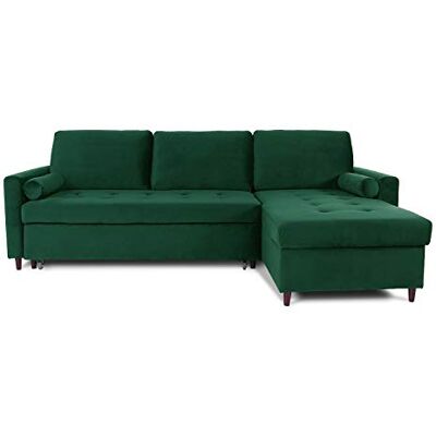 Intense Déco - Claudio - Velours - Vert - Sofa - Publicité Intense Déco - Claudio - Velours - Vert - Sofa - Publicité