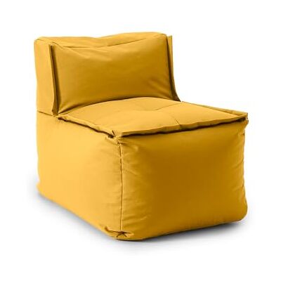 Lumaland Pouf de Salon Partie Centrale modulaire Lavable et imperméable pour l'intérieur et l'extérieur Facile à étendre 54 x 81 x 70 cm Jaune Moutarde - Publicité Lumaland Pouf de Salon Partie Centrale modulaire Lavable et imperméable pour l'intérieur et l'extérieur Facile à étendre 54 x 81 x 70 cm Jaune Moutarde - Publicité