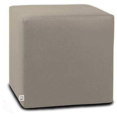 ARKETICOM Dado Pouf Design Cube Repose Pied Tabouret Cuir Dehoussable Taupe 35x35 - Publicité ARKETICOM Dado Pouf Design Cube Repose Pied Tabouret Cuir Dehoussable Taupe 35x35 - Publicité