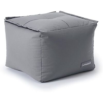 LUMALAND - Sitzsack-Hocker (200 L) - Gris - Bean bag - Publicité LUMALAND - Sitzsack-Hocker (200 L) - Gris - Bean bag - Publicité