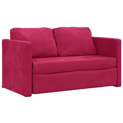 vidaXL Canapé-lit 2 en 1, Lit de Jour avec Coussins Rembourrés, Lit d'Invité Pliable Salle de Séjour Chambre, Moderne, Rouge Bordeaux Velours - Publicité vidaXL Canapé-lit 2 en 1, Lit de Jour avec Coussins Rembourrés, Lit d'Invité Pliable Salle de Séjour Chambre, Moderne, Rouge Bordeaux Velours - Publicité